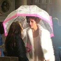 Olivia Palermo shooting a commercial for Rochas